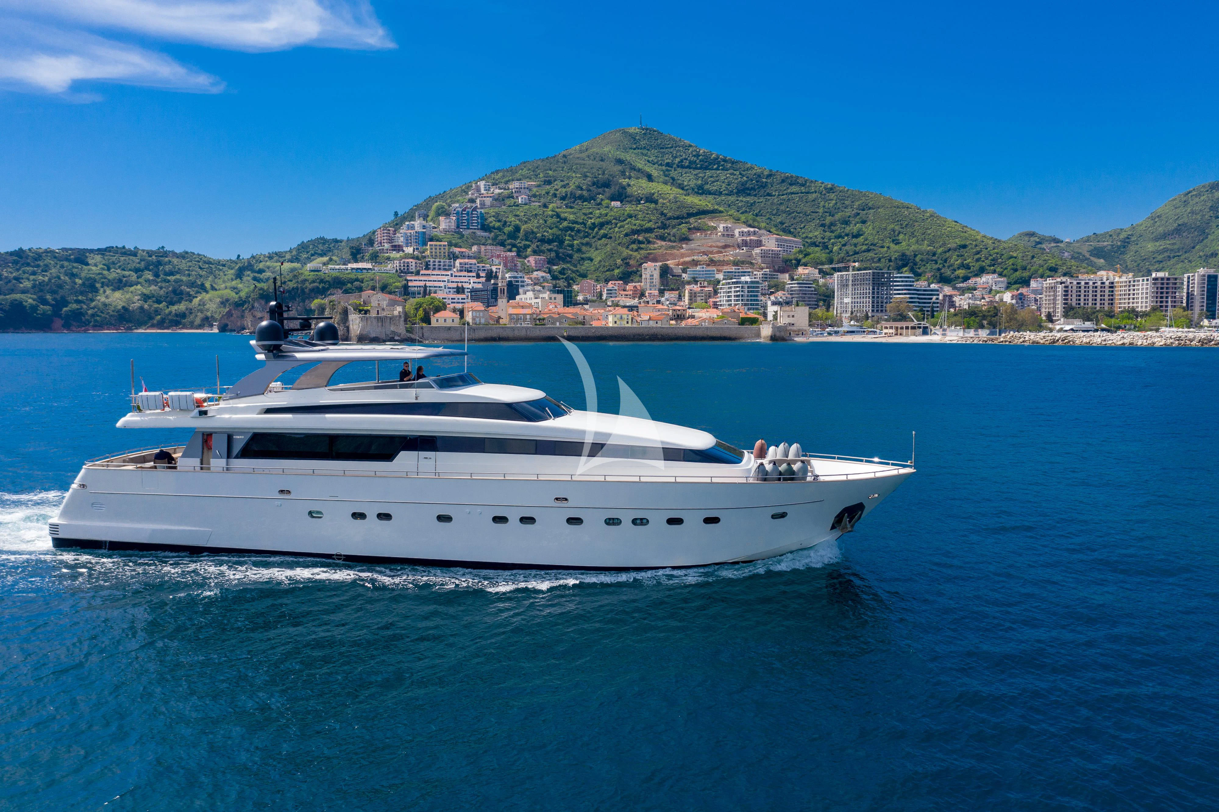 a boat on the water aboard PERTULA Yacht for Sale