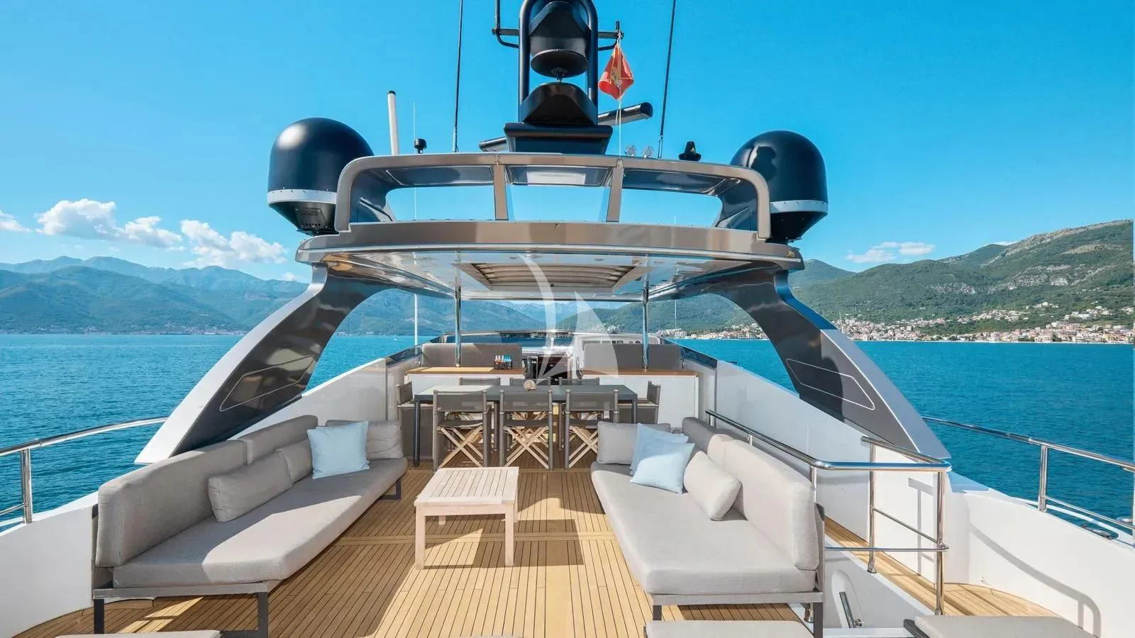 a boat on the water aboard PERTULA Yacht for Sale