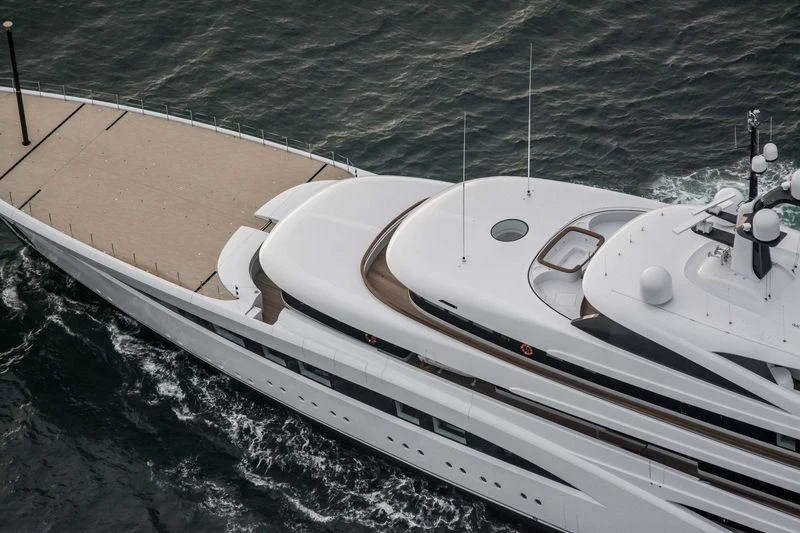 a boat on the water aboard SOPHIA Yacht for Sale