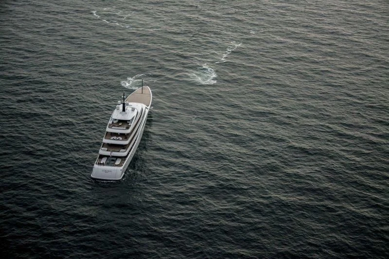 a boat on the water aboard SOPHIA Yacht for Sale