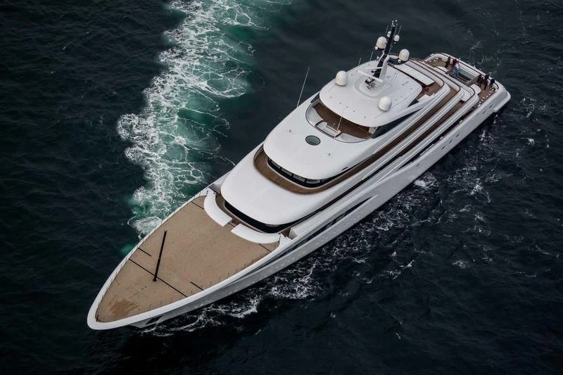 a boat on the water aboard SOPHIA Yacht for Sale
