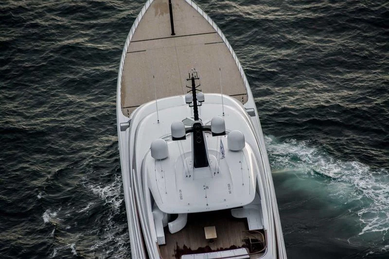 a boat in the water aboard SOPHIA Yacht for Sale
