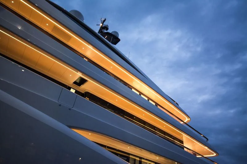 a close-up of a boat aboard SOPHIA Yacht for Sale