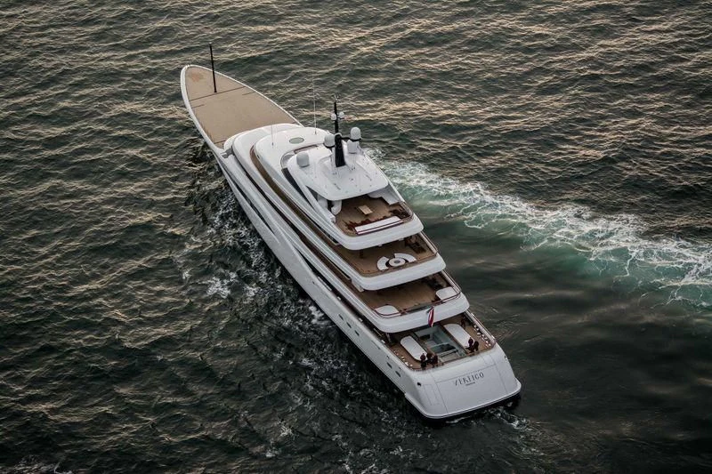 a boat in the water aboard SOPHIA Yacht for Sale
