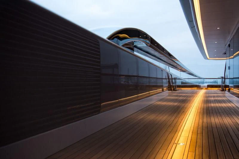a tunnel with a tunnel aboard SOPHIA Yacht for Sale