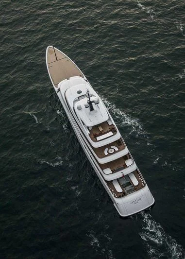 a boat in the water aboard SOPHIA Yacht for Sale
