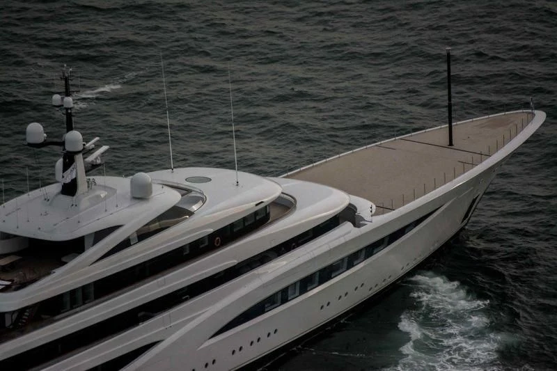 a boat in the water aboard SOPHIA Yacht for Sale