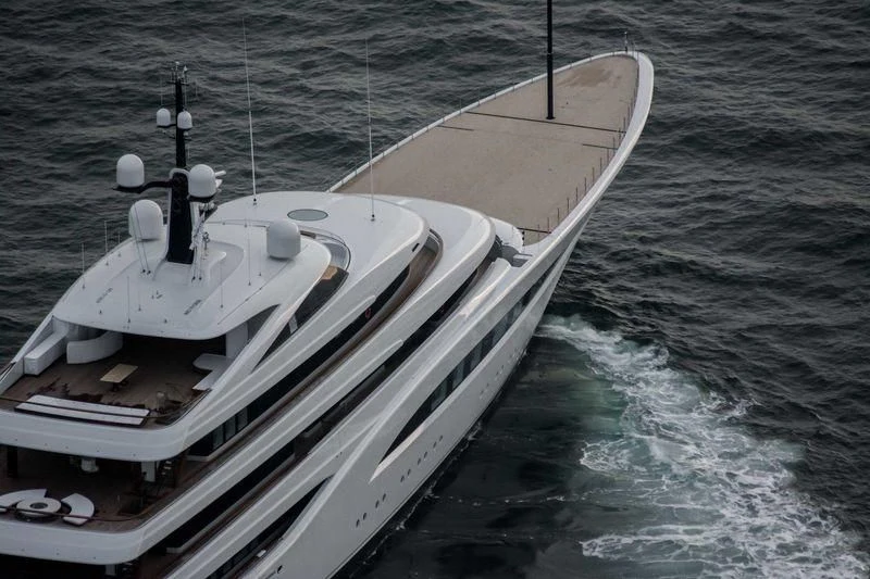 a boat in the water aboard SOPHIA Yacht for Sale