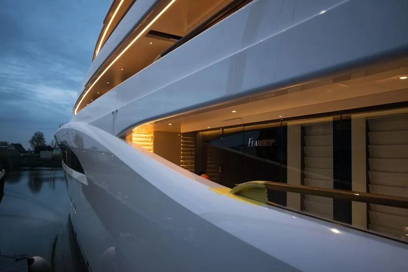 a boat on the water aboard SOPHIA Yacht for Sale