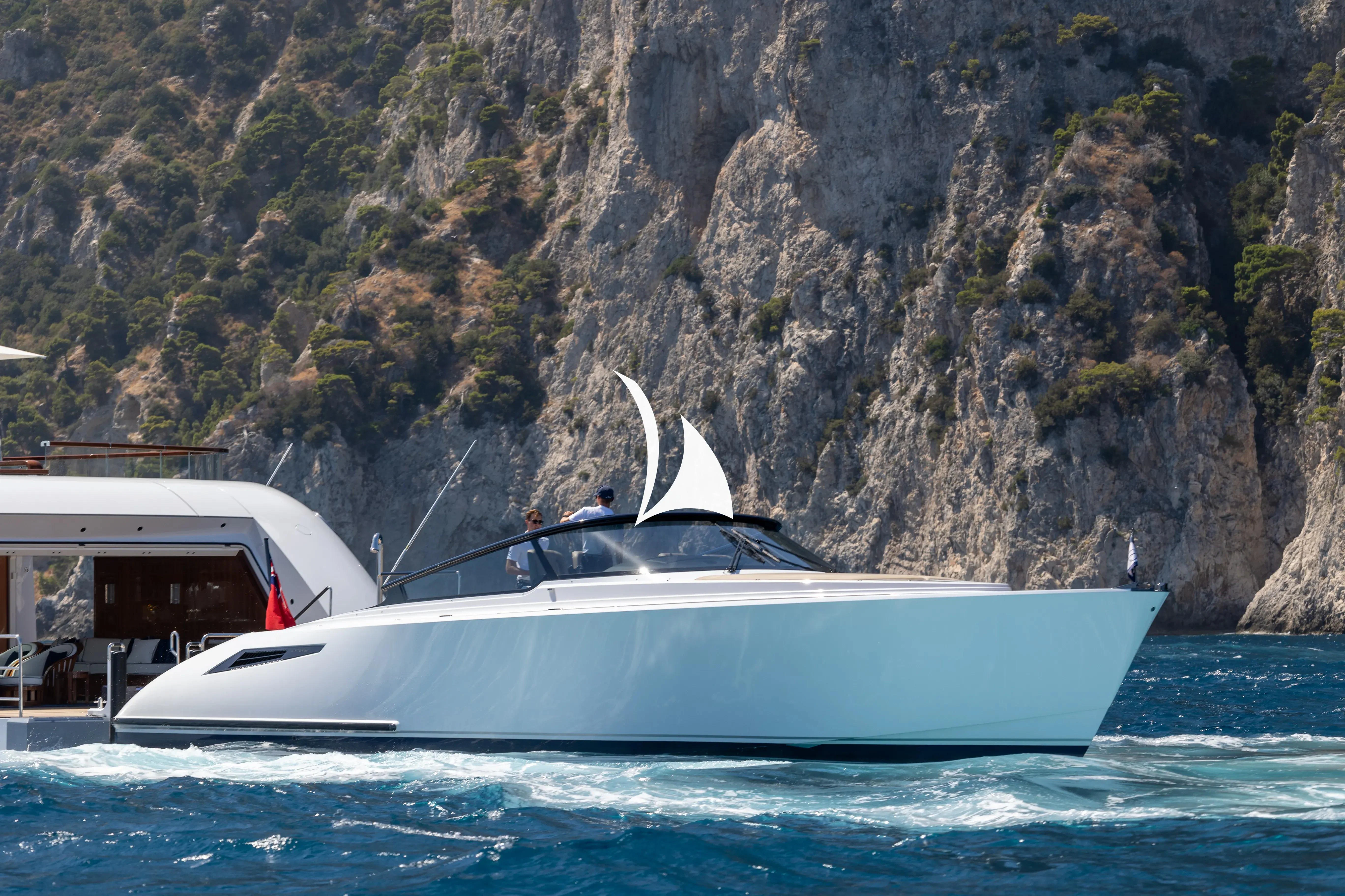 a boat on the water aboard SOPHIA Yacht for Sale