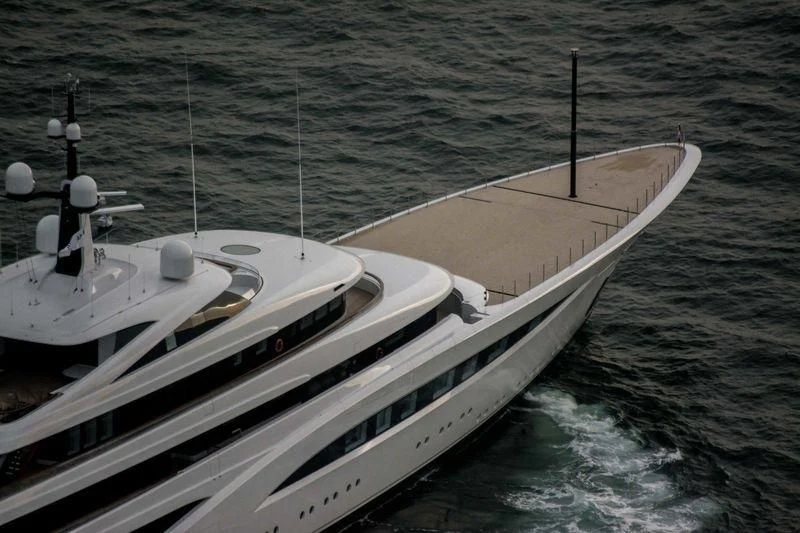 a boat in the water aboard SOPHIA Yacht for Sale