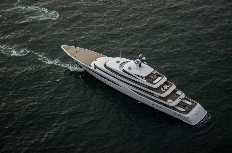 a boat in the water aboard SOPHIA Yacht for Sale
