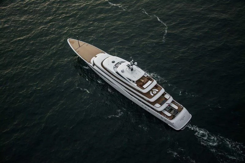 a boat in the water aboard SOPHIA Yacht for Sale