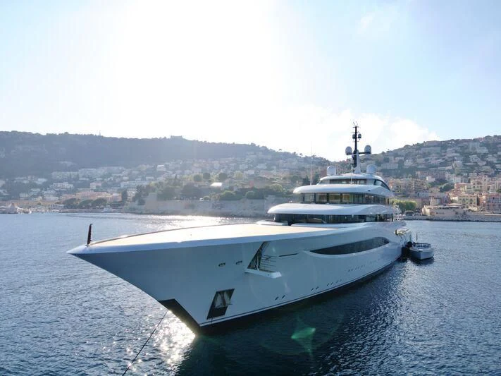 a boat on the water aboard SOPHIA Yacht for Sale