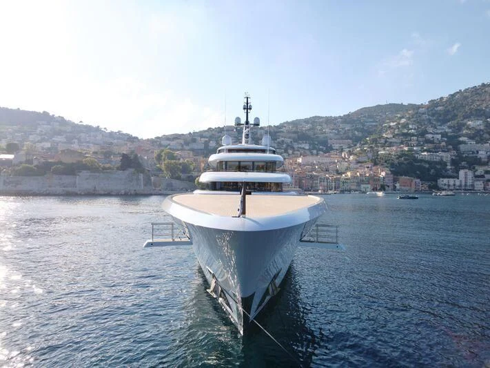 a boat in the water aboard SOPHIA Yacht for Sale