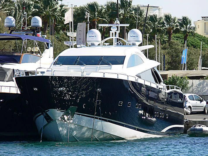 a boat in a pool aboard EYE Yacht for Sale