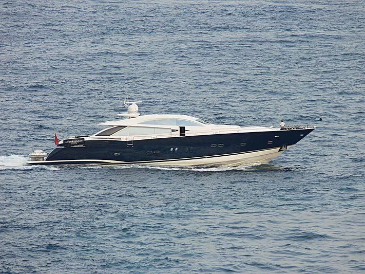 a boat in the water aboard EYE Yacht for Sale