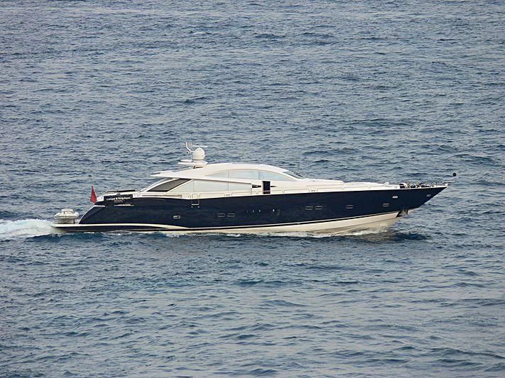a boat in the water aboard EYE Yacht for Sale