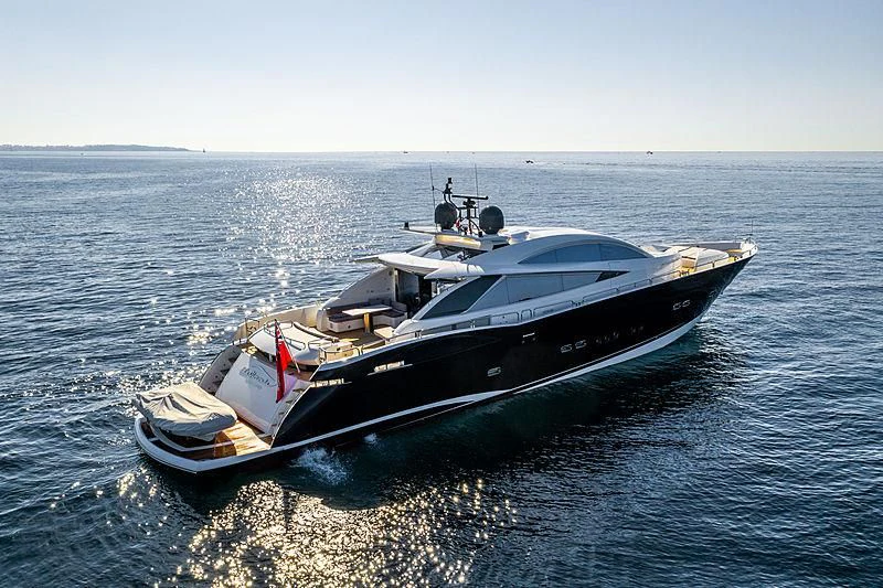 a boat in the water aboard EYE Yacht for Sale