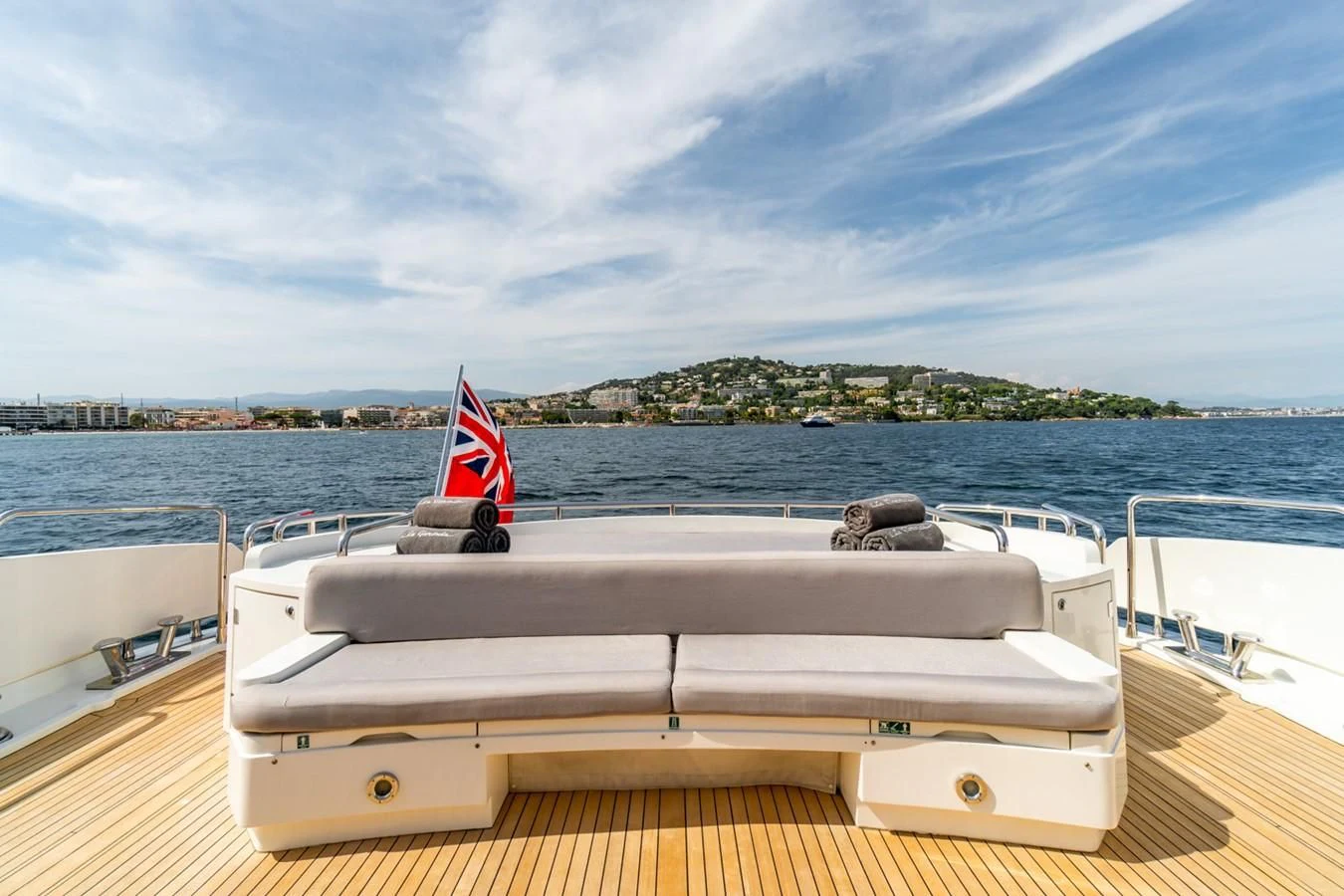 a boat on the water aboard EYE Yacht for Sale