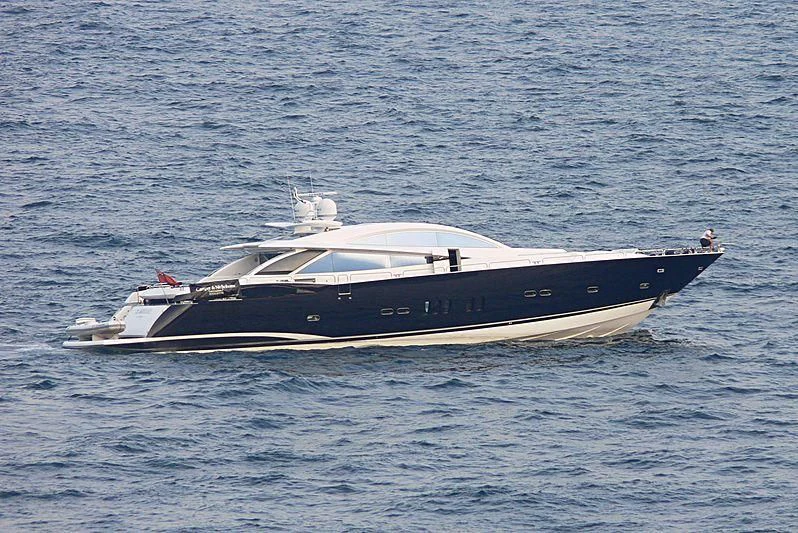 a boat in the water aboard EYE Yacht for Sale