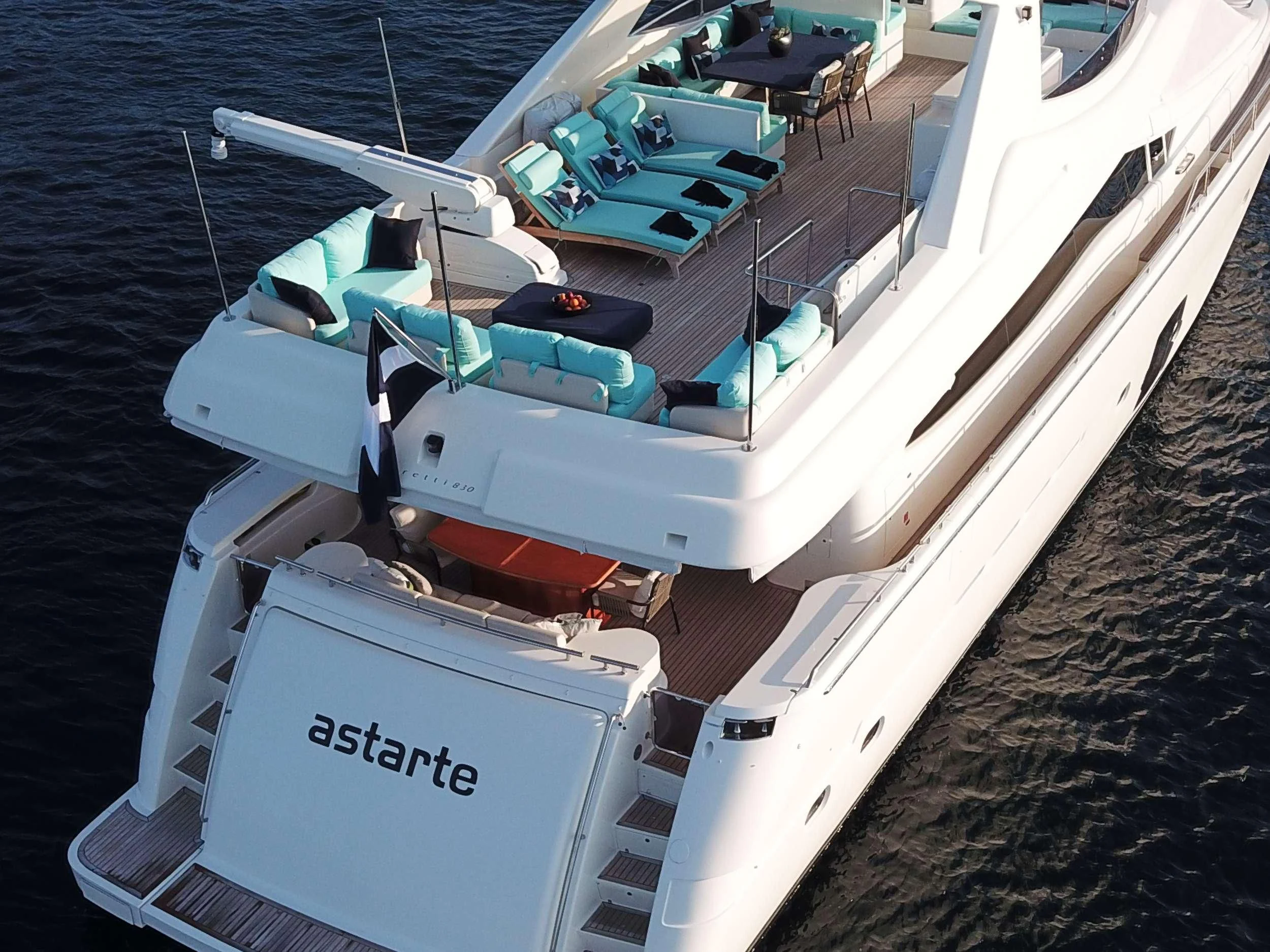 a boat on the water aboard ASTARTE Yacht for Sale