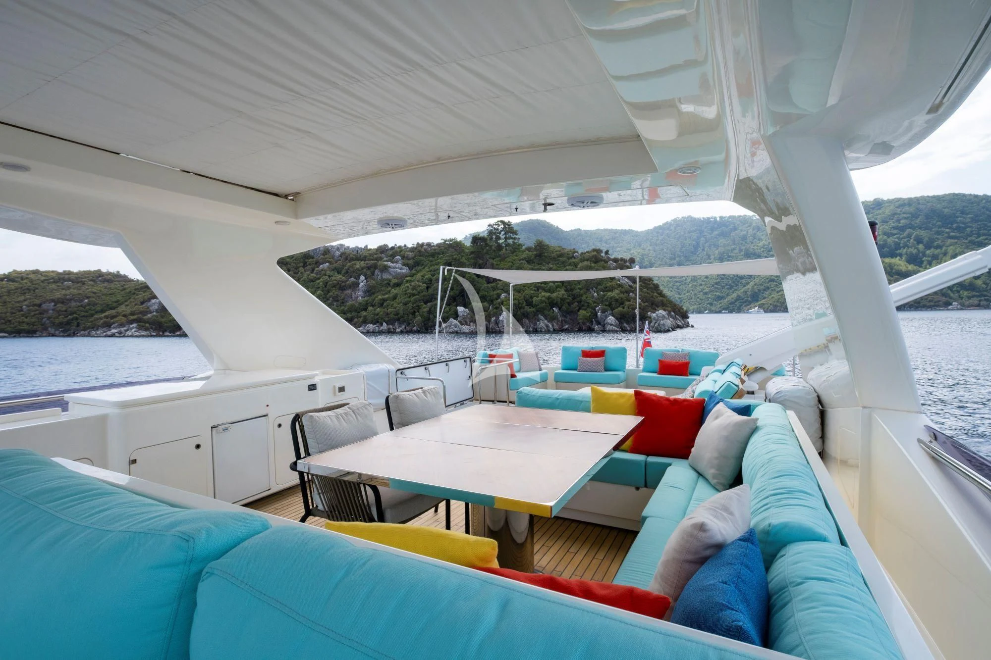a boat on the water aboard ASTARTE Yacht for Sale