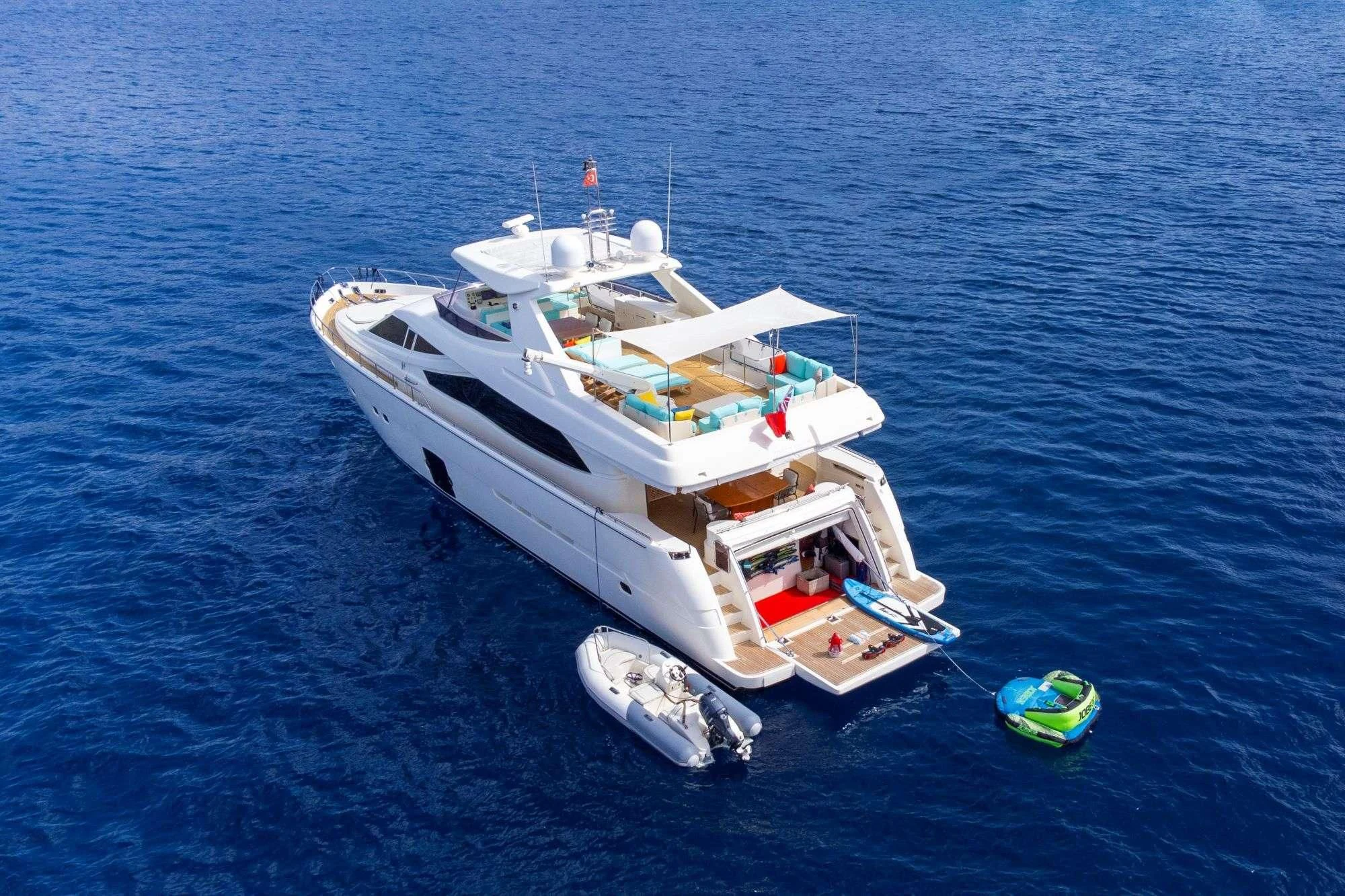 a boat on the water aboard ASTARTE Yacht for Sale