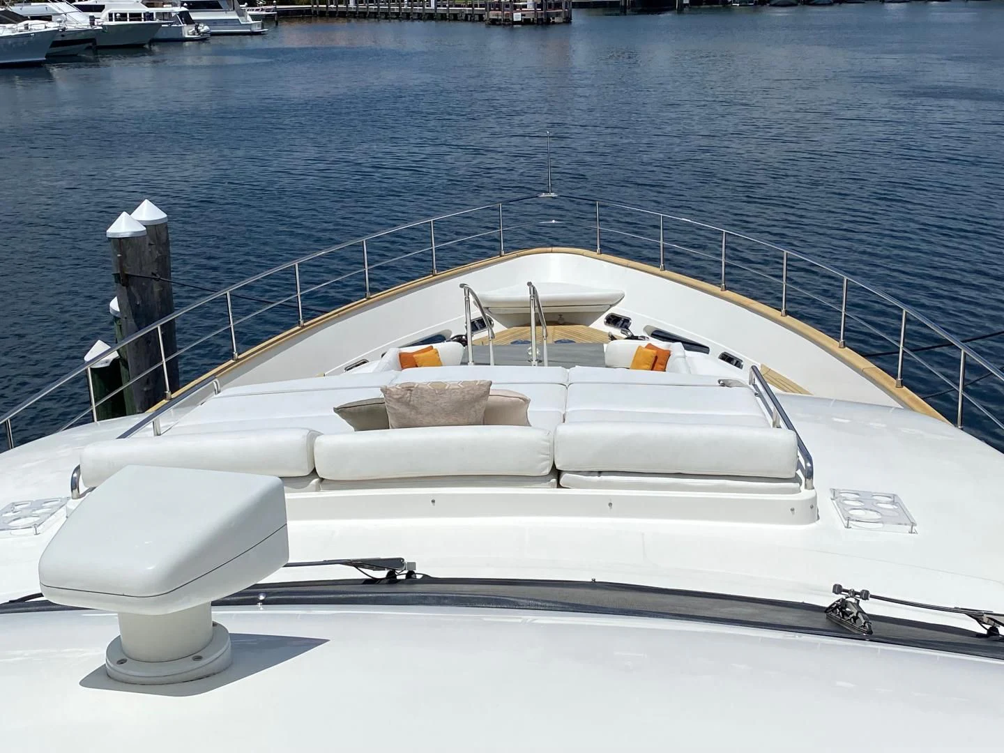 a boat on the water aboard ADAR Yacht for Sale