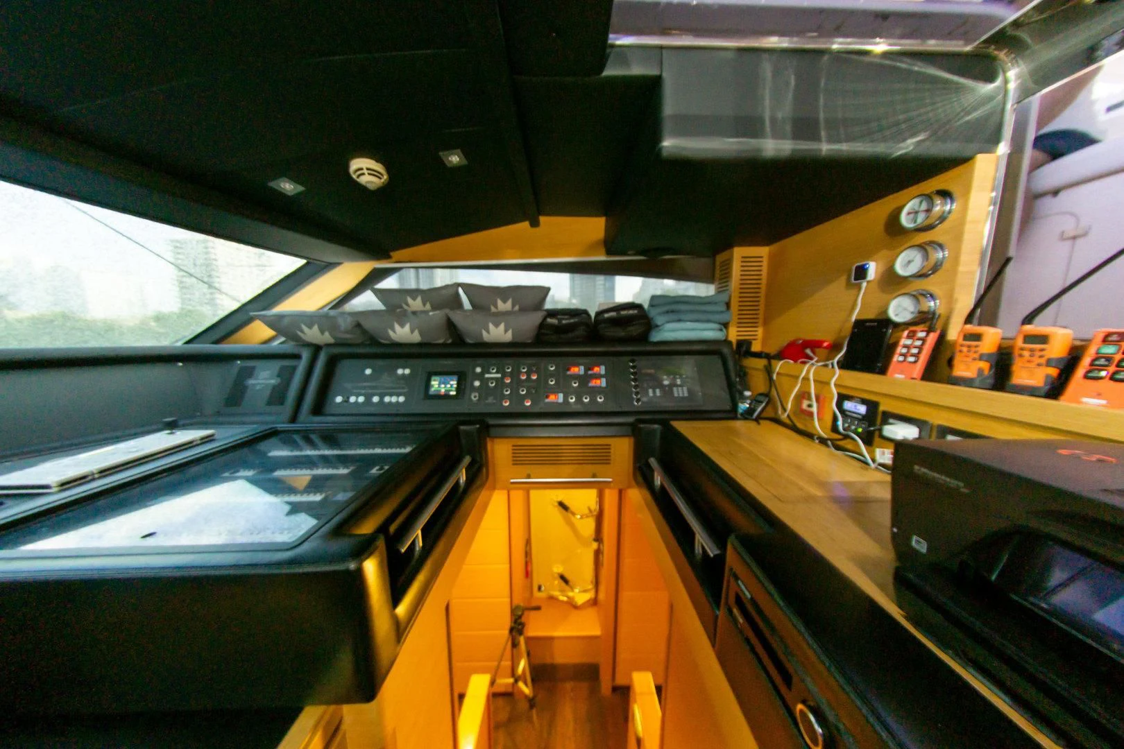 a room with a large machine aboard ADAR Yacht for Sale