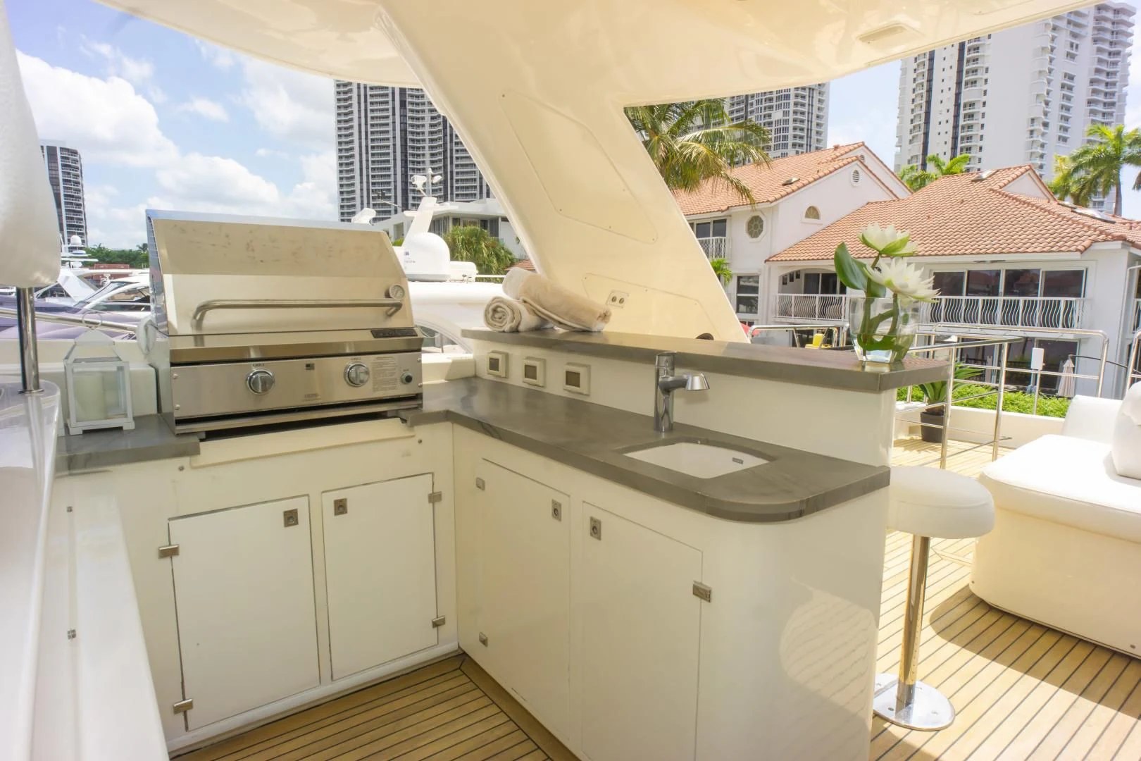 a large white machine on a counter aboard ADAR Yacht for Sale