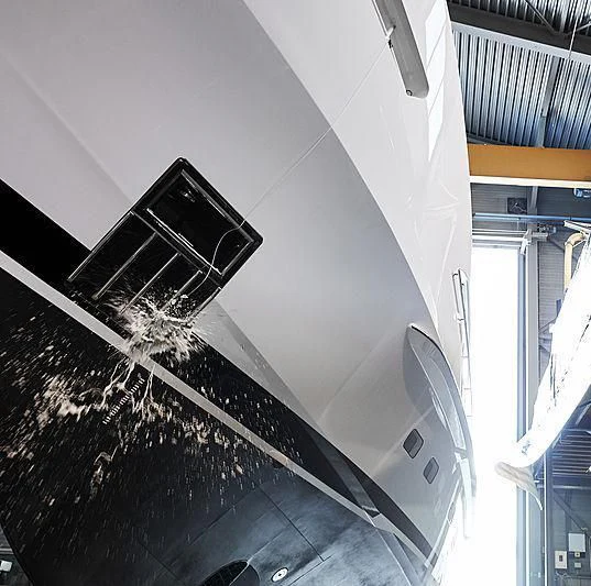 a building with a balcony aboard MASA Yacht for Sale