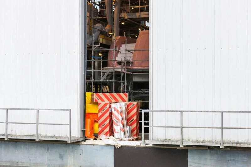 a building with a lot of debris aboard MASA Yacht for Sale