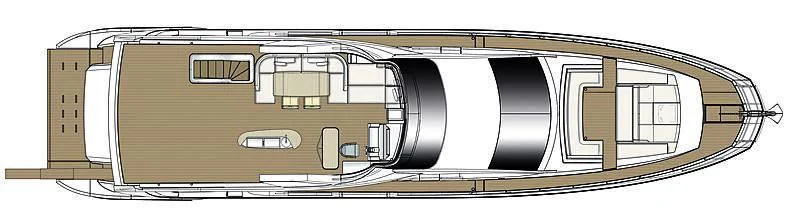 diagram, engineering drawing aboard ARES N Yacht for Sale