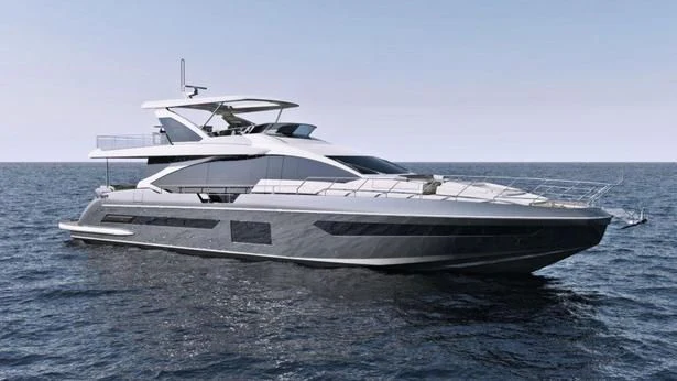 a white yacht in the water aboard ARES N Yacht for Sale