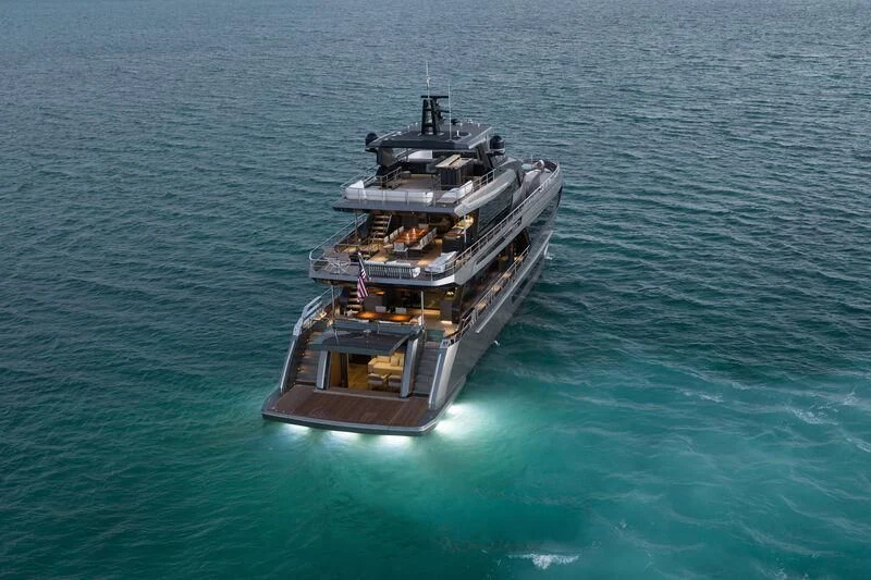 a ship in the water aboard A SALT WEAPON Yacht for Charter