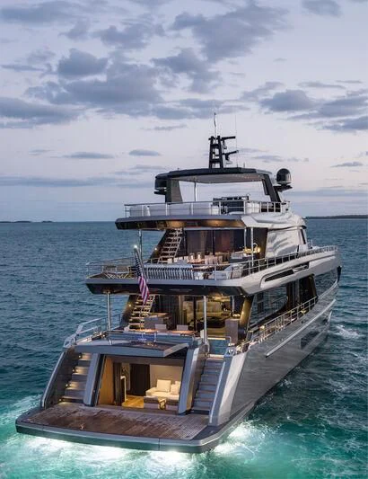 a boat in the water aboard A SALT WEAPON Yacht for Charter