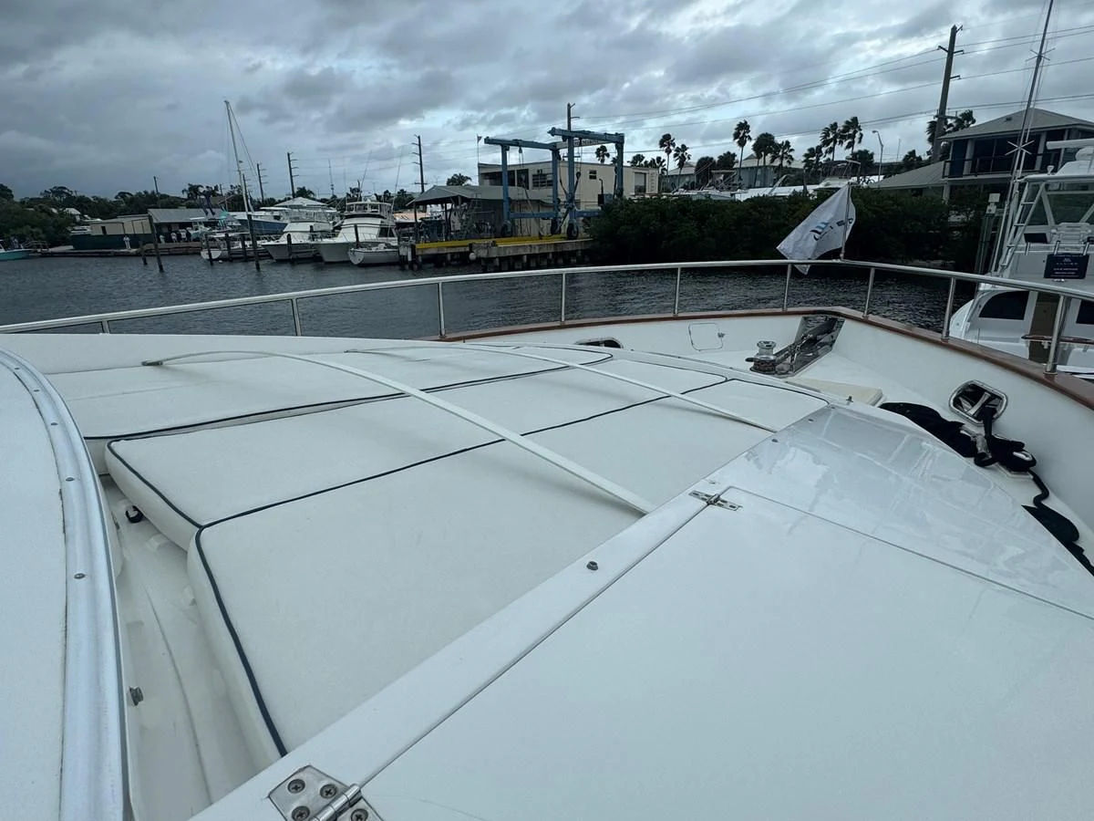 a rooftop with a lot of boats aboard DREAMCHASER Yacht for Sale