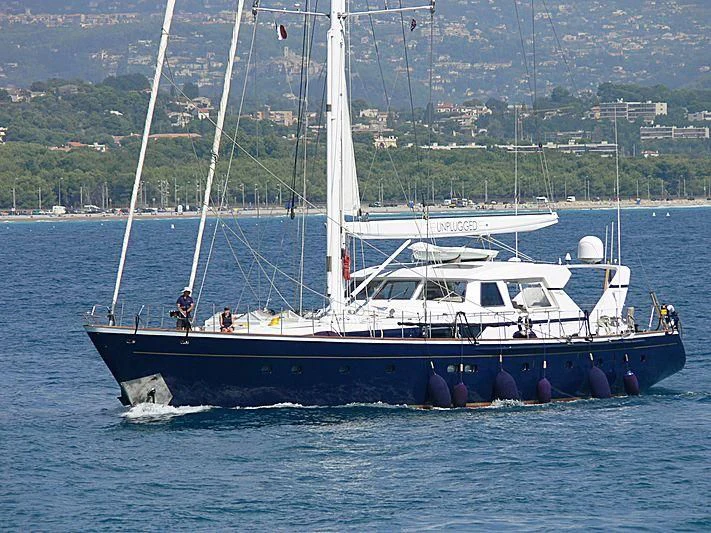 a boat on the water aboard UNPLUGGED Yacht for Sale