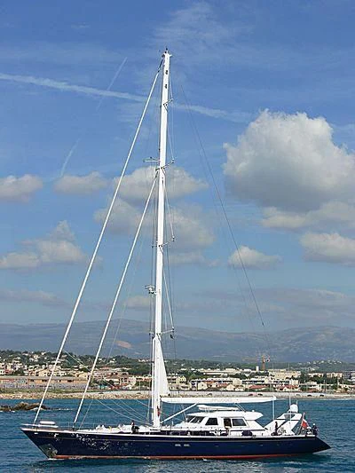 a boat on the water aboard UNPLUGGED Yacht for Sale