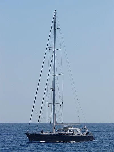 a sailboat in the water aboard UNPLUGGED Yacht for Sale