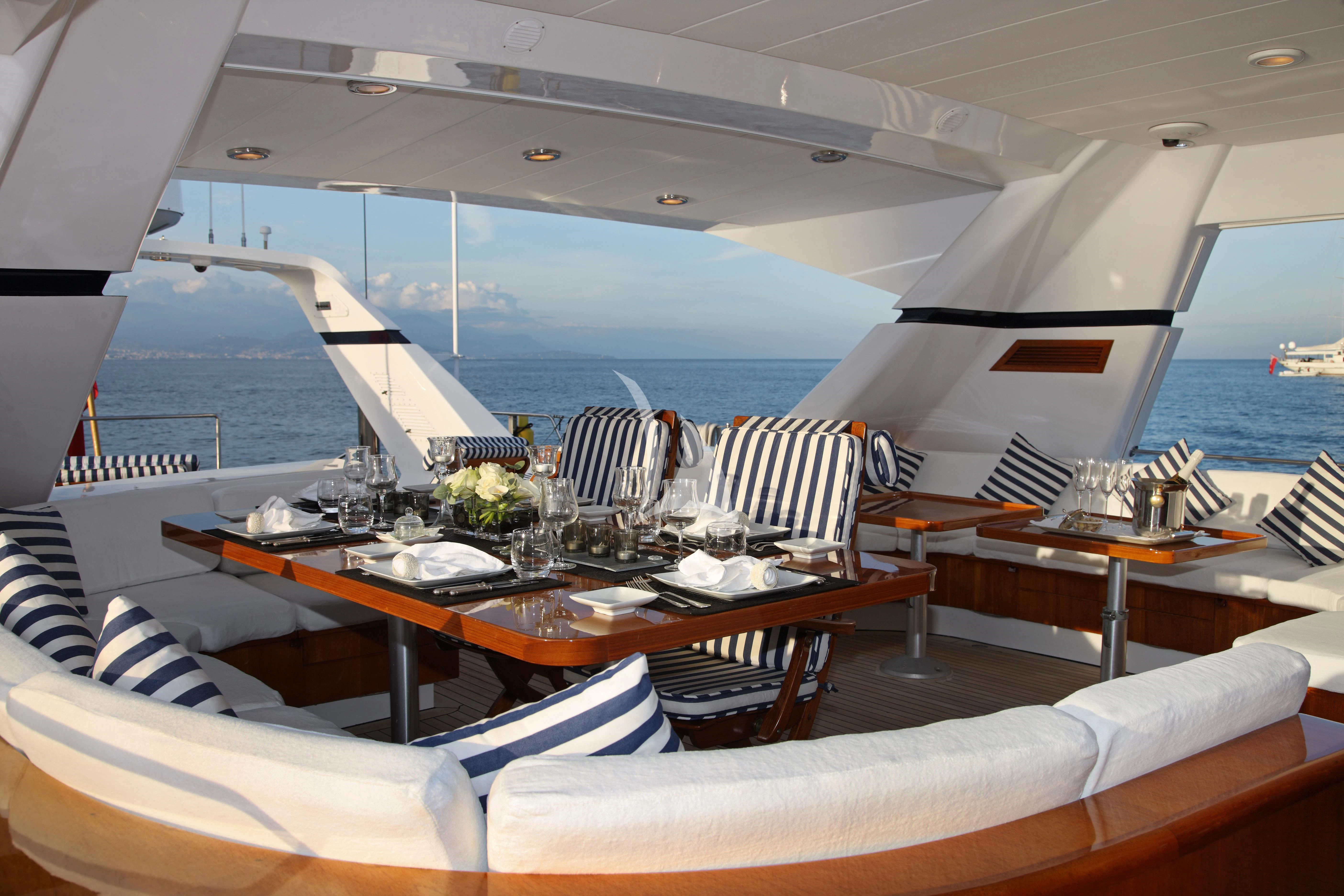 a boat on the water aboard UNPLUGGED Yacht for Sale