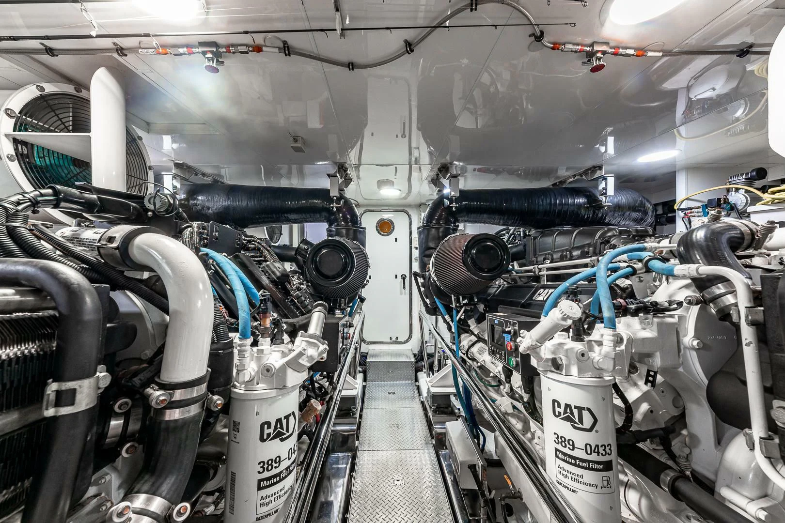 a close-up of a machine aboard BRAVO ZULU II Yacht for Sale