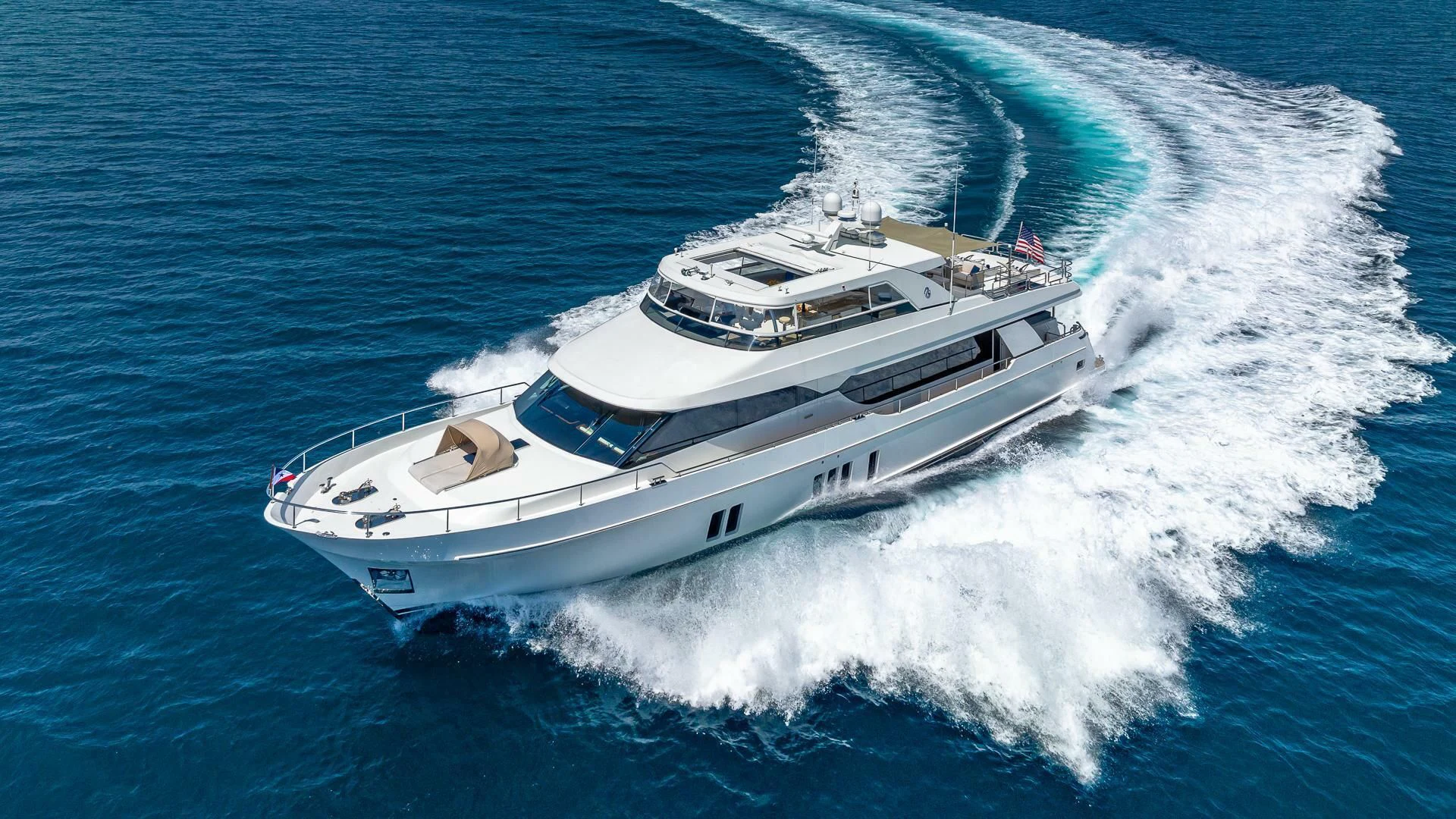 a boat on the water aboard BRAVO ZULU II Yacht for Sale