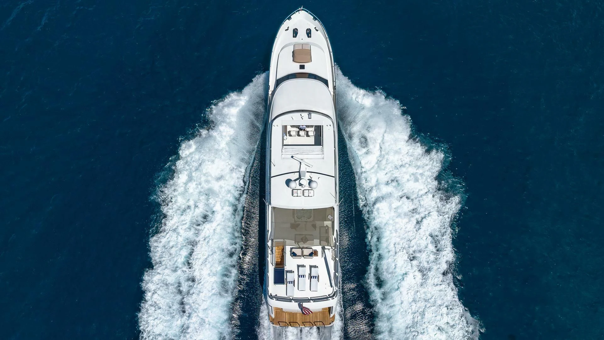 a rocket on the water aboard BRAVO ZULU II Yacht for Sale