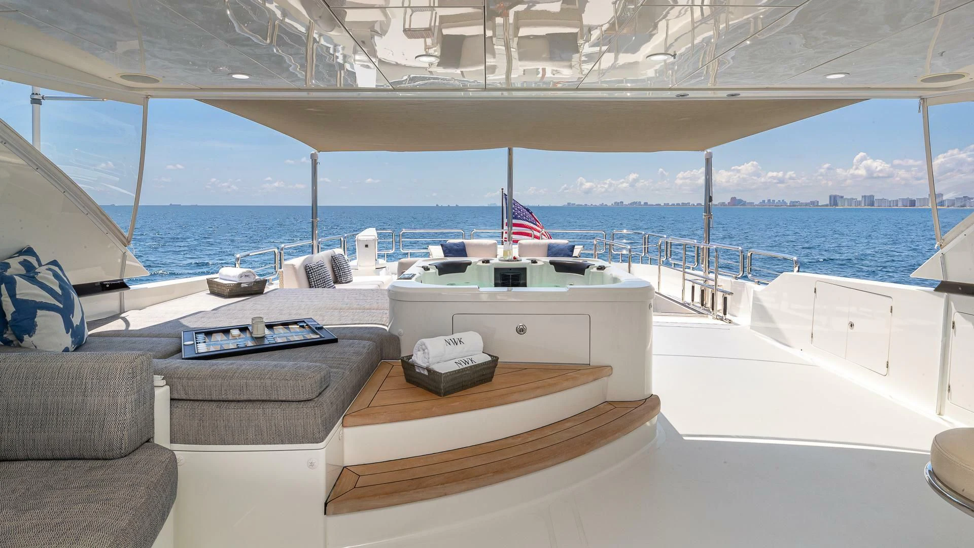 a boat on the water aboard BRAVO ZULU II Yacht for Sale