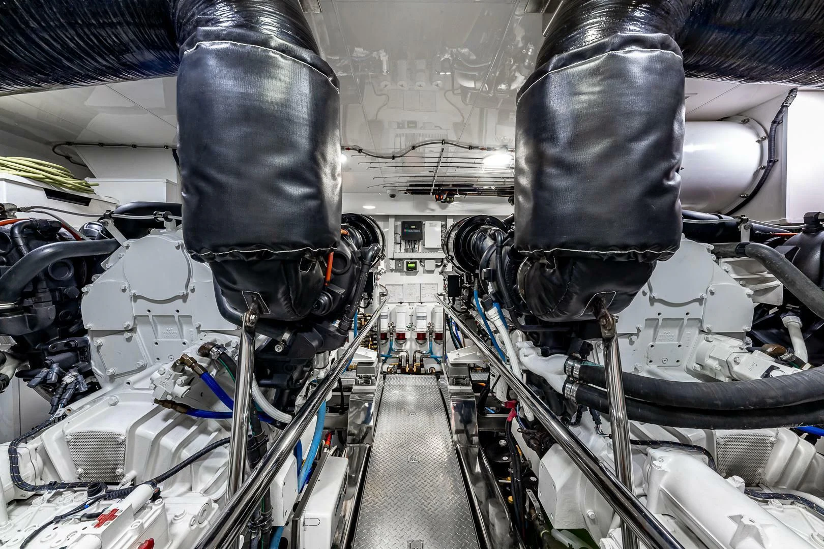 a close-up of a factory aboard BRAVO ZULU II Yacht for Sale