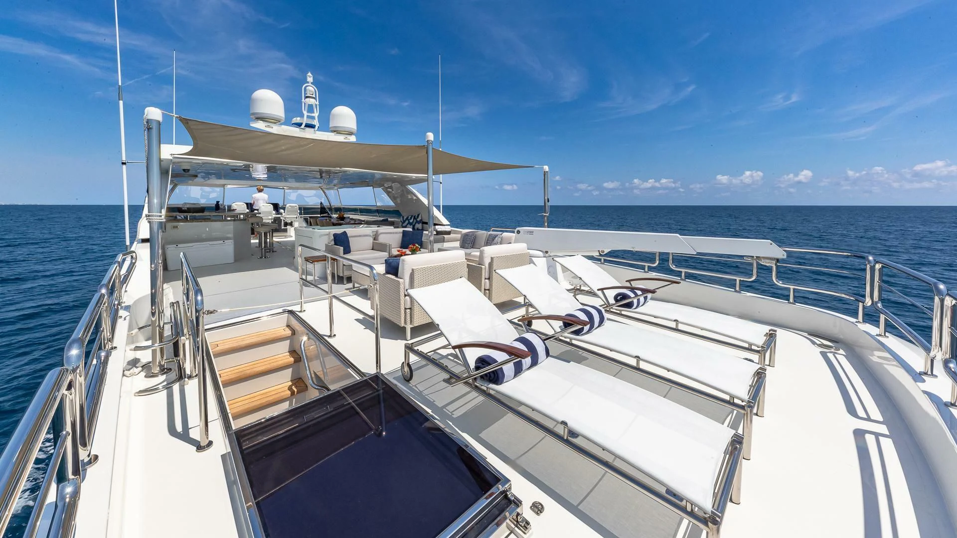 a boat on the water aboard BRAVO ZULU II Yacht for Sale