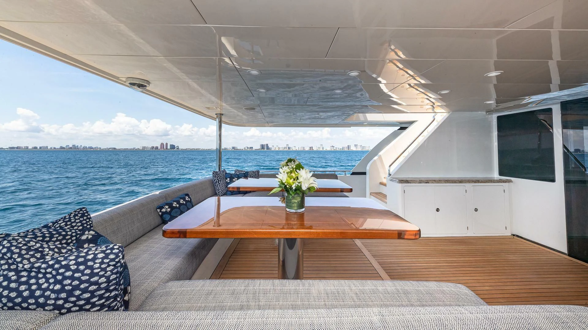 a boat on the water aboard BRAVO ZULU II Yacht for Sale