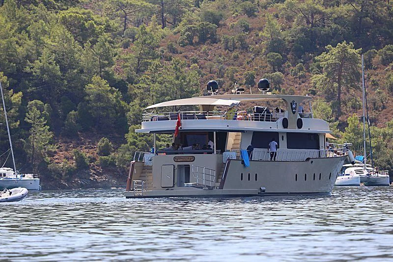 a boat on the water aboard SIMAY S Yacht for Sale
